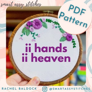 ii hand ii himmlisch - Beyonce - Cowboy Carter - Stickerei - PDF Nähanleitung