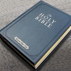BIBLE NAME PLATE .032&quot; Thickness Ornate Elegant Solid Brass Custom Engraved