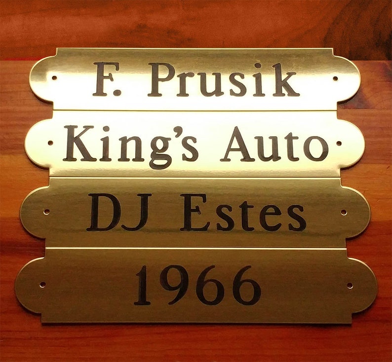 TACK Trunk/grooming Box Name PLATE Xxlarge 6 1/2 X 1 Etsy