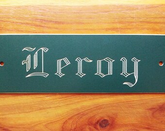 Tipi Di Targhette Per Stalla Per Cavalli: Metallo, Legno, Plastica E - Foto 10