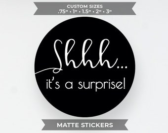 Shhh… Sticker for Sale by AlexIvyArt