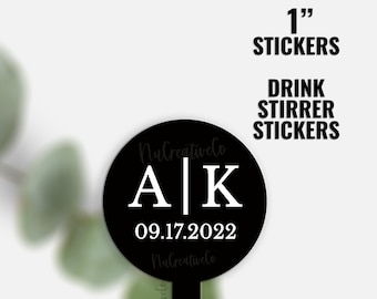 Full Color Printed Vinyl Drink Stirrer Sticker – Nu Creative Co
