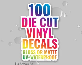 Full Color Printed Vinyl Drink Stirrer Sticker – Nu Creative Co