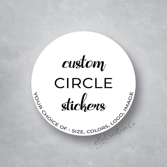 Custom Die-Cut Vinyl Stickers – Your Logo, Any Shape, Multiple Sizes, Glossy White Finish