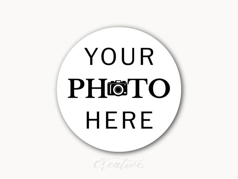 Custom Picture stickers, photo stickers, circle round image stickers, packaging, picture, supplies, matte L.P. %pro image 1