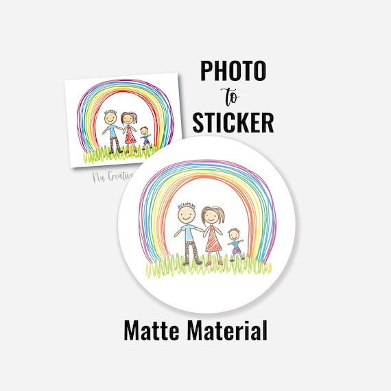 Colored 1 Circle Stickers, Stickers for Kids