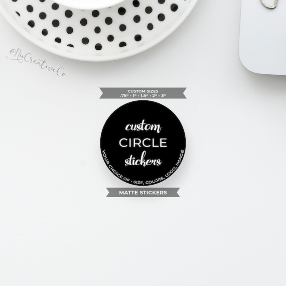 custom matte stickers