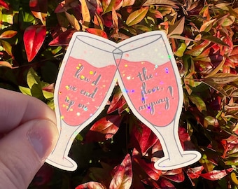 Holographic Midnights Inspired Taylor Swift Inspired Sticker | for Laptop Notebook & More | Maroon lyrics inspired, Swiftie Blondie Sticker
