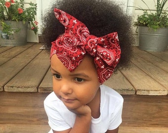 little girl bandana headband