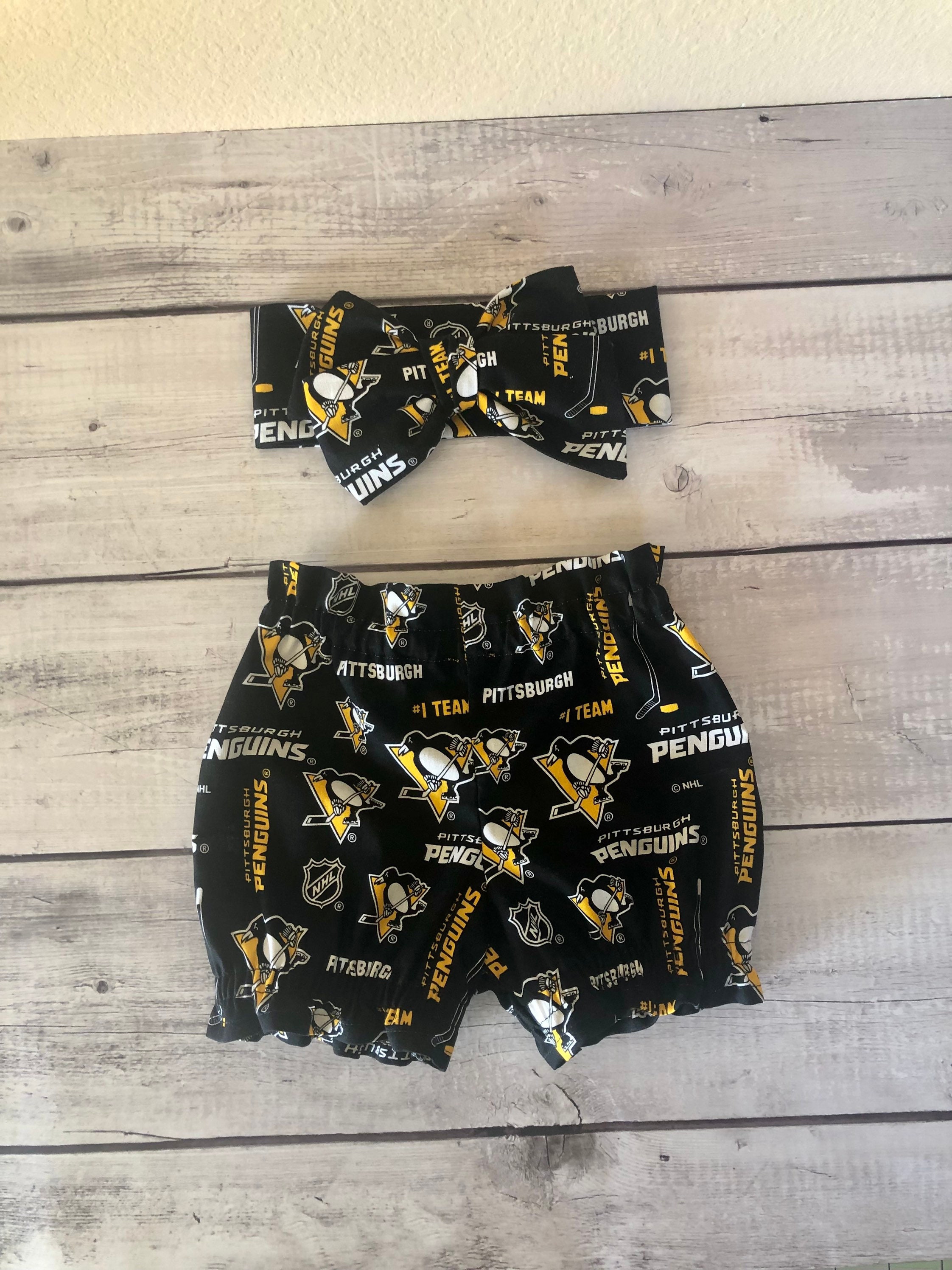 Pittsburgh Penguins Inspired Bow 