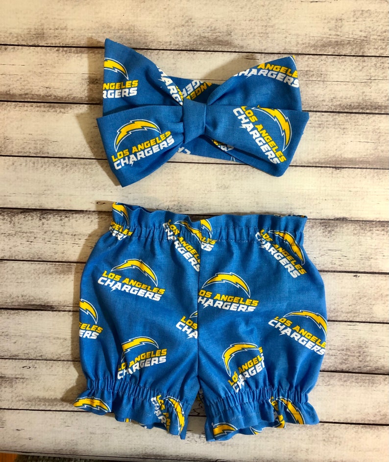 Los Angeles LA Chargers Inspired Football Headwrap Baby - Etsy