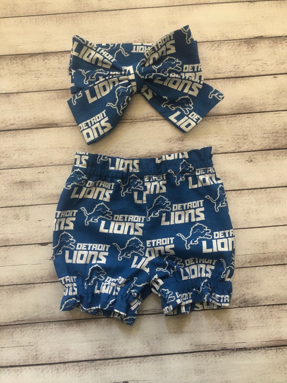 New England Patriots Inspired Headwrap Bloomer Bummies Football Headband Toddler Big Bow Bows Little Baby Girl Newborn Infant Shorts