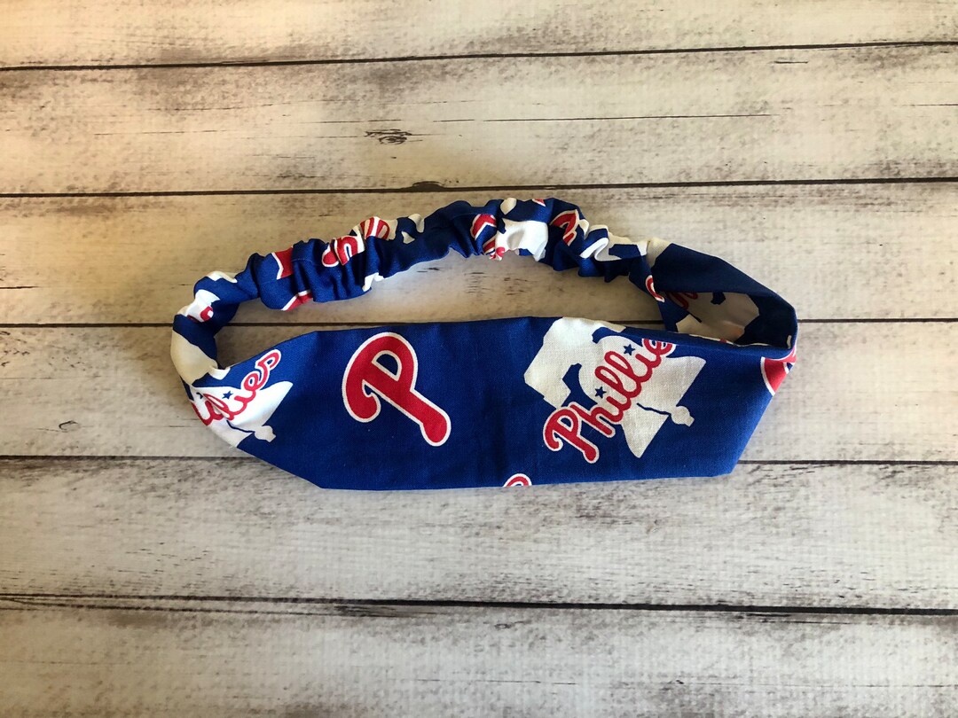 Philadelphia Phillies Baseball Headband Stretch Elastic Adult Etsy