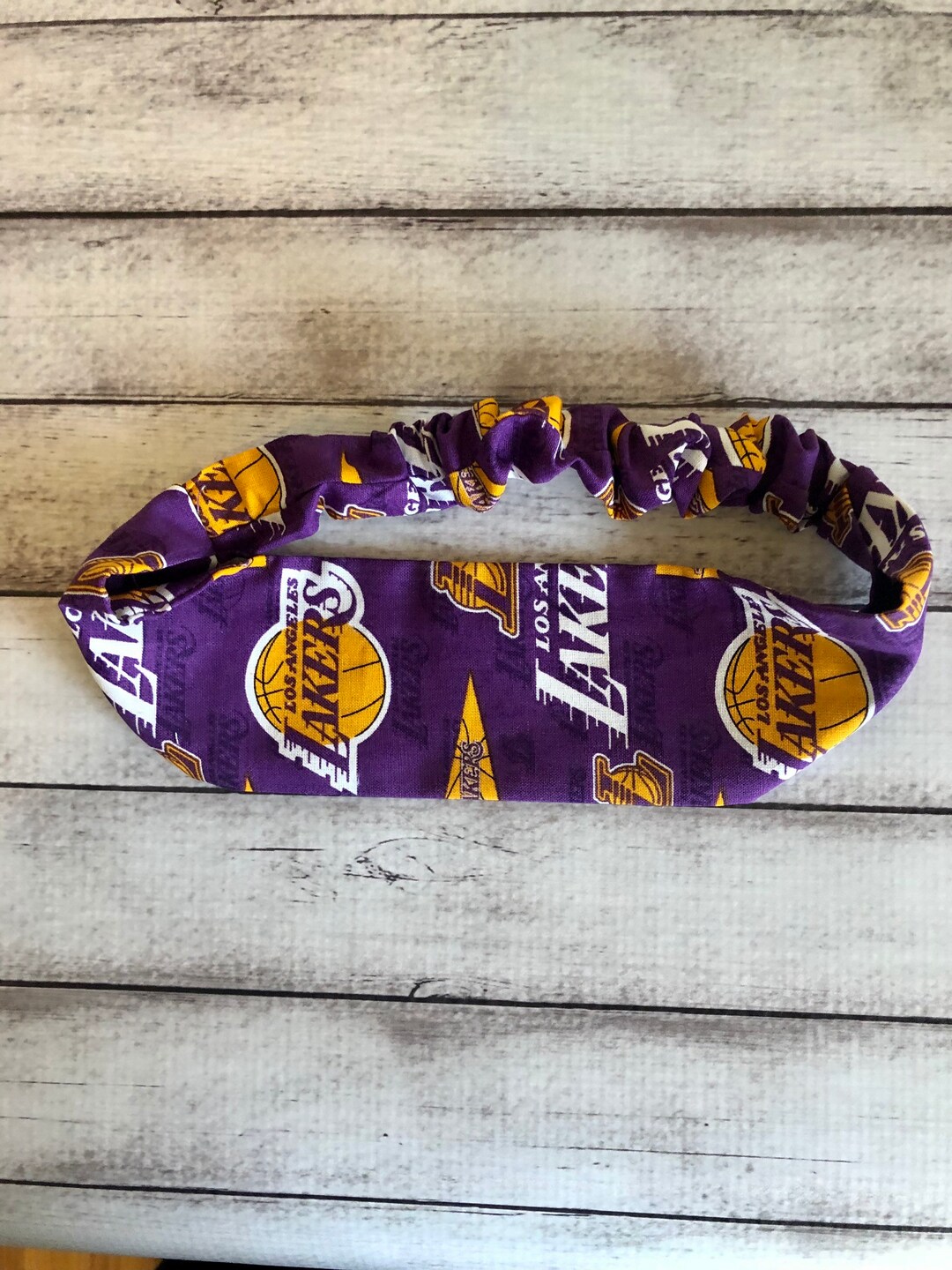 Los Angeles Lakers Basketball Headwrap Headband Adult Child Etsy
