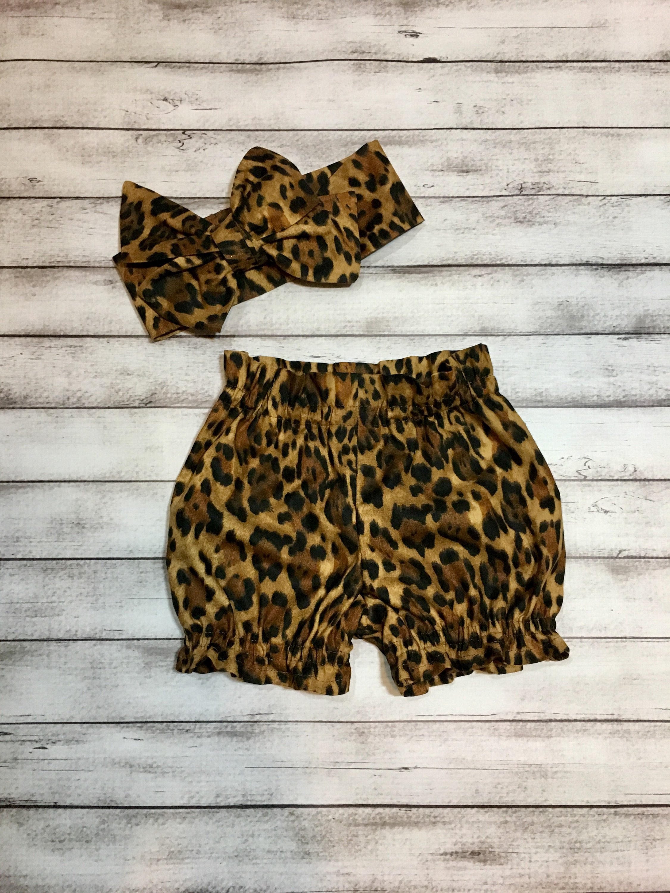 Baby Leopard Shorts