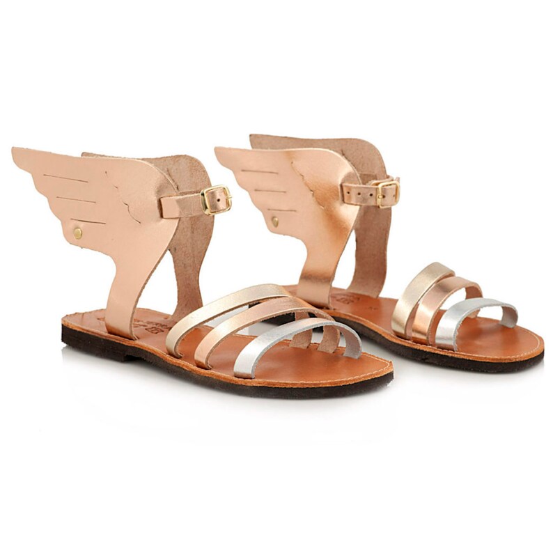 hermes sandals camel