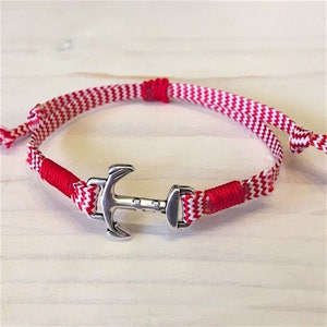 Bracelet Marti Anchor, Unisex March Bracelet, Greek March Bracelet, Bracelet martaki ,Martis Spring bracelet ,Jewelry Greek traditional