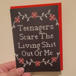 Teenagers - My Chemical Romance - Elder Emo card