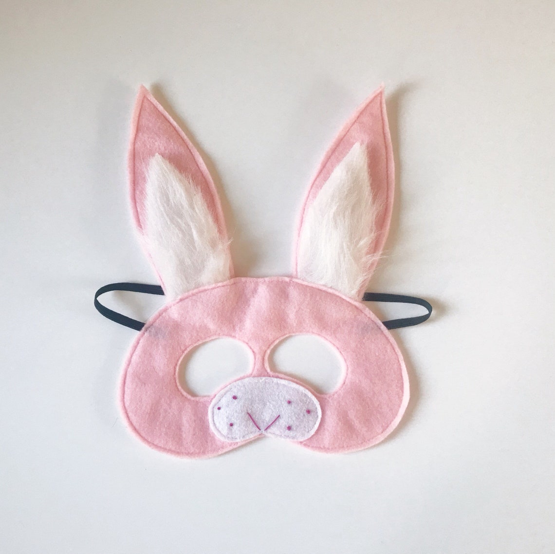 Máscara de fieltro de Conejo de Pascua Etsy