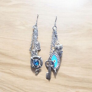 upcycled earrings