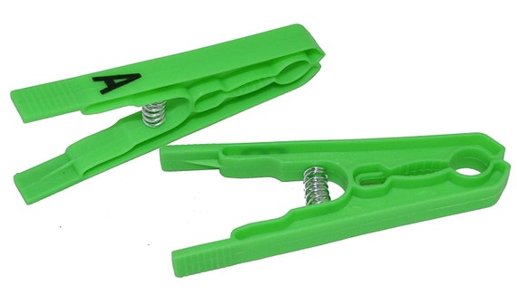 Adapt-Ease ABC Alphabet Clothespin Grasp Strengthening Clips