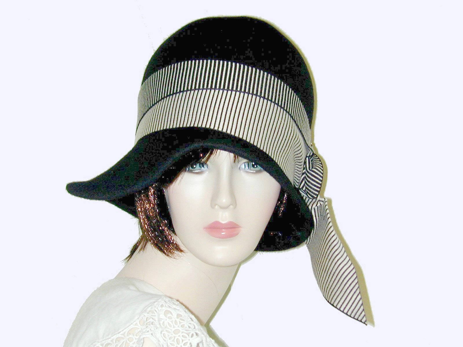 Custom Black Vintage Gatsby Miss Fisher 