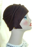 Custom vintage inspired handmade chapeau helemt cloche Miss Fisher