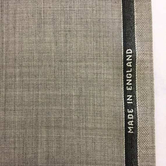 Woven In England 290g PER METRE Dark Navy Super 120s wool Suit Fabric