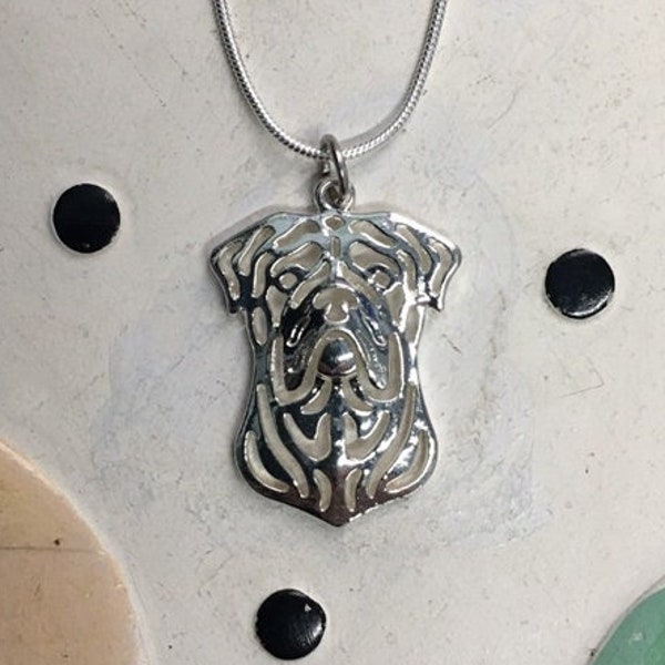 Mastiff Charm Necklace - FREE SHIPPING