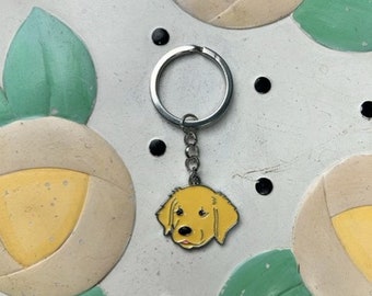 Yellow Labrador Retriever Keychain - FREE SHIPPING