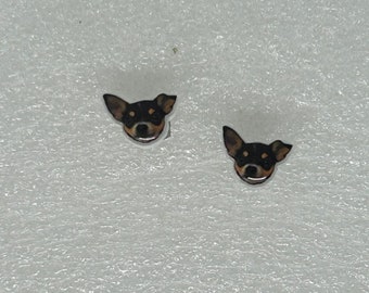 Chihuahua Stud Earrings - FREE SHIPPING