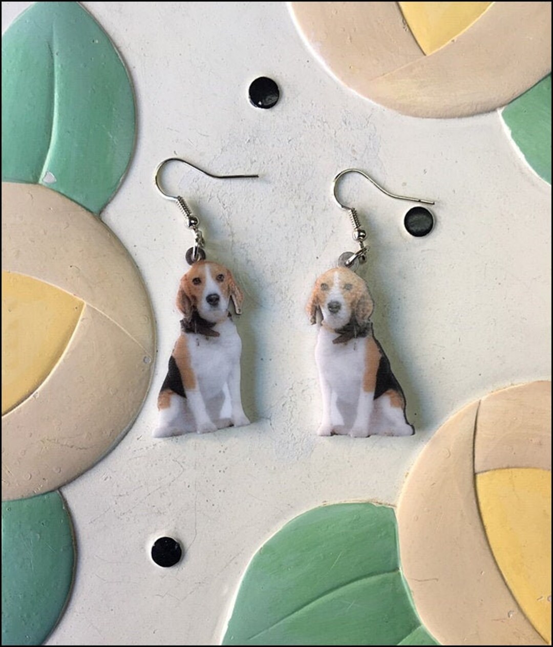 Beagle Acrylic Earrings FREE SHIPPING Etsy