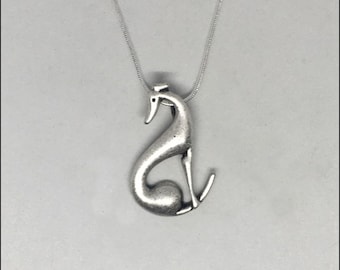 Whippet Charm Necklace - FREE SHIPPING