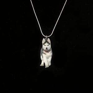 Husky Charm Necklace - FREE SHIPPING