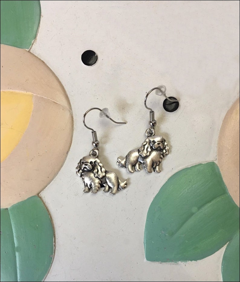 Spaniel Charm Earrings