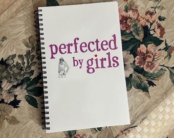 Perfected By Girls Diary/Notebook (blank) - NEW - FREE SHIPPING