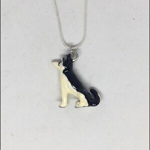 Husky Painted Alloy Charm Necklace - FREE SHIPPING