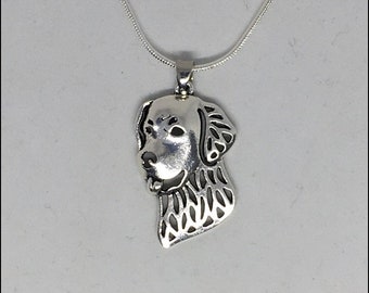 Labrador Retriever Metal Charm Necklace - FREE SHIPPING