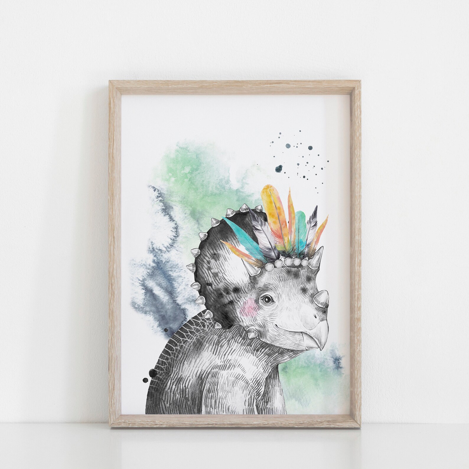 Dinosaur Wall Art Print Kids bedroom playroom wall print | Etsy