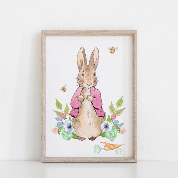Watercolor Peter Rabbit Nursery Prints, Peter Rabbit Art, Peter Rabbit  Decor, Beatrix Potter Art Prints, Peter Rabbit Decor, Personalized 