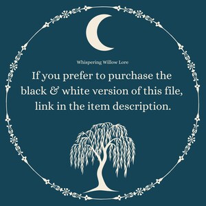 Baneful Magic Spells & Curses Vol.2, BOS Pages, Book of Shadows Grimoire Pages, Dark Magic image 4