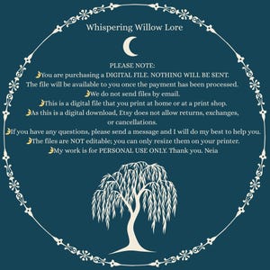 Moon Spells: Book of Shadows Grimoire Pages, Lunar Magic (PDF Digital Download) image 5