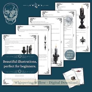 Baneful Magic Spells & Curses Vol.2, BOS Pages, Book of Shadows Grimoire Pages, Dark Magic image 2