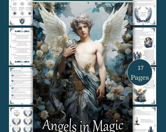 Angels in Magic: Book of Shadow Grimoire Pages (PDF Digital Download)