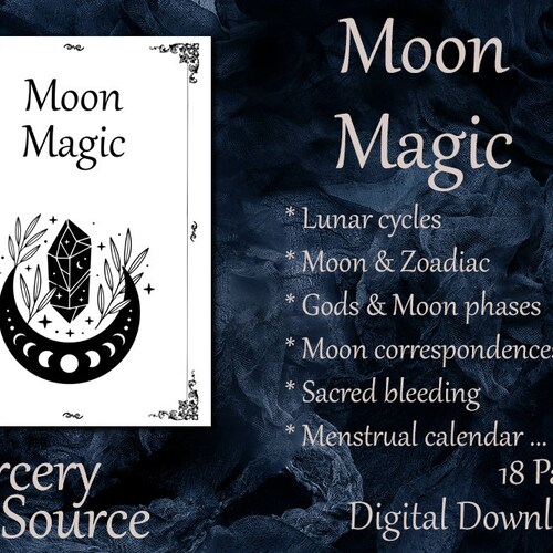 New Moon Magic Book Of Shadows Bundle Printable Grimoire Etsy New Moon Magic Book Of Shadows Bundle Printable Grimoire Etsy