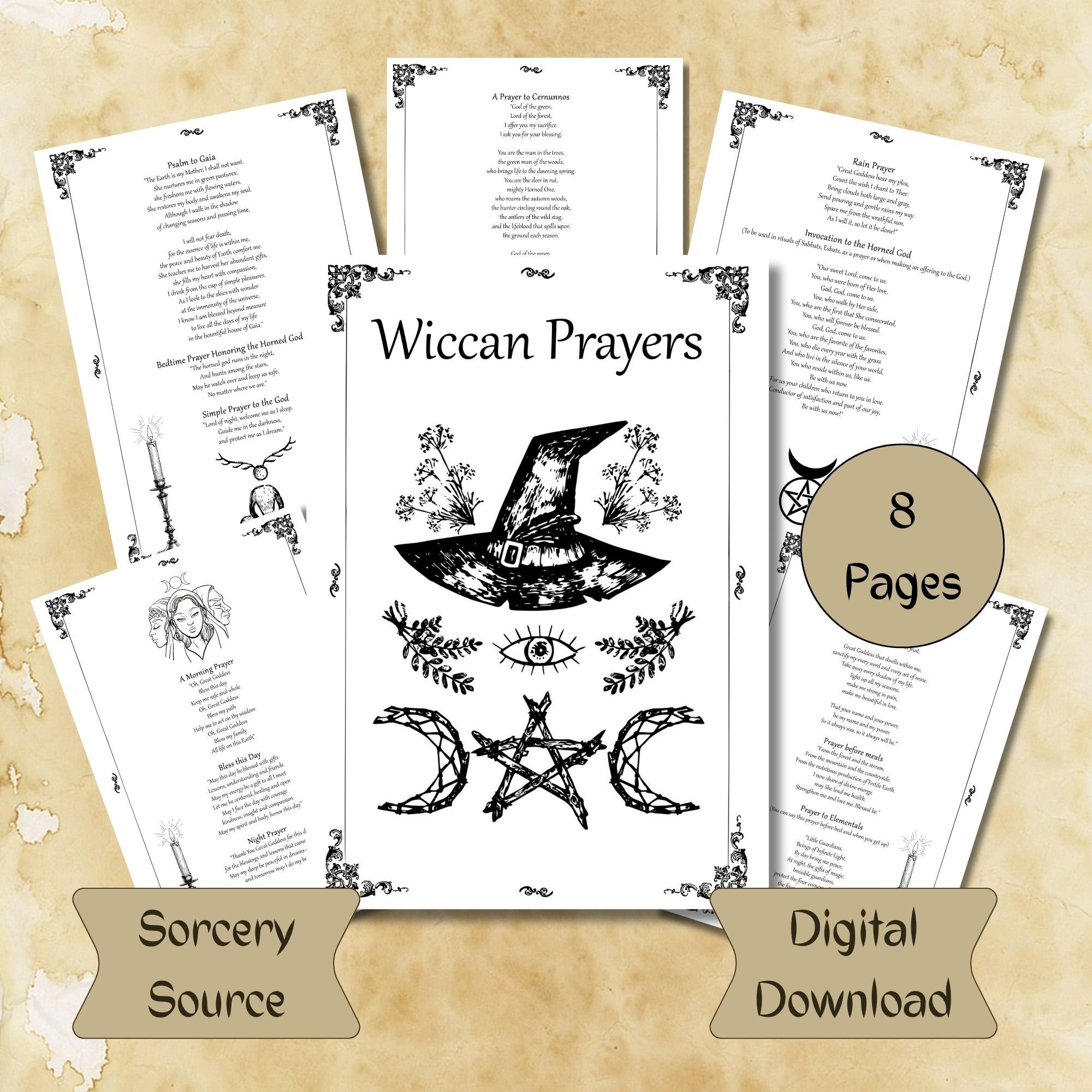 Wicca Prayer Tool - Etsy