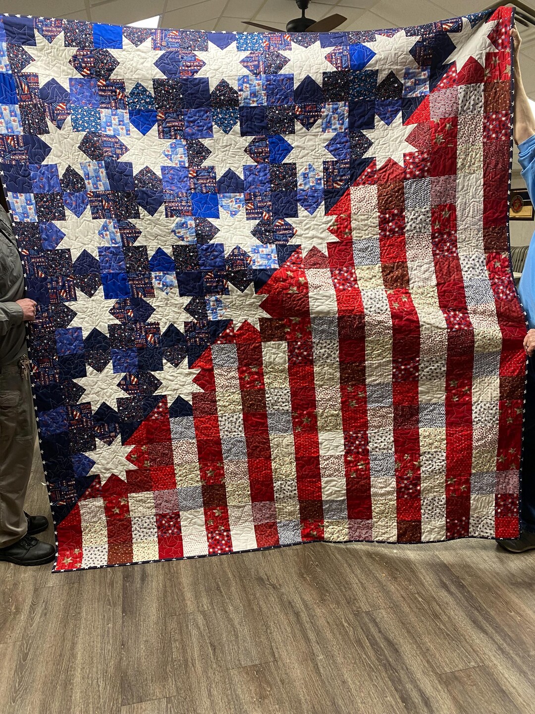 Our Flag Stands for Freedom Quilt Etsy