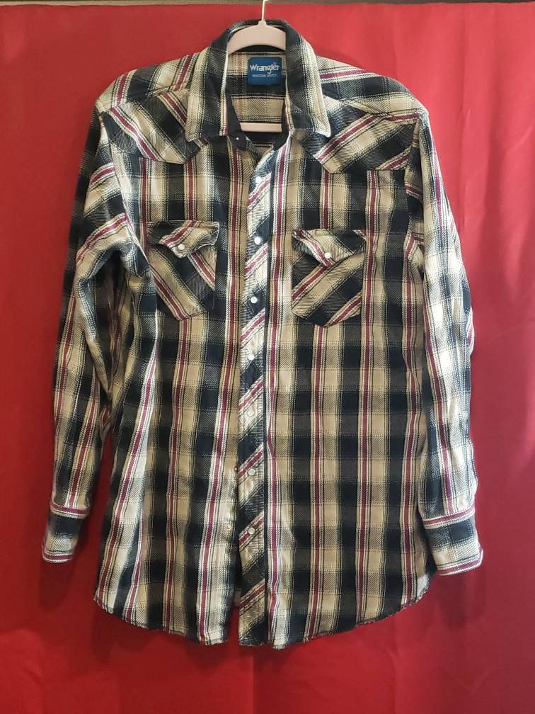 Vintage Wrangler Western Flannel or Jacket | Etsy