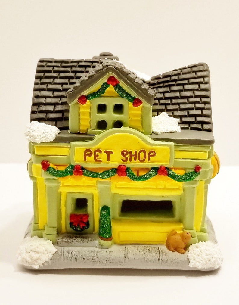 Christmas Village Pet Shop 