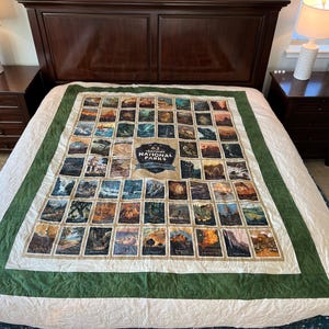 Queen Size National Park Quilt